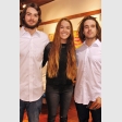 Diego Espinoza, Carolina Prieto y Benjamín Barrios
