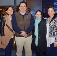 Julieta Pérez, Fernando Moraga, Mariela Yaconi y Evelyn Chaparro