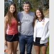 Catalina Rivas, Sergio Bustos y Camila Bizama