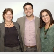 Karen Kraakman, Javier Freire y Pamela Brito