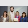 Leyla Bufadel, Nicolás Águila, Carmen Morales y Cecilia Cisterna