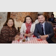 Mercedes Riquelme, Katherine Melo y Rodrigo Cabezas