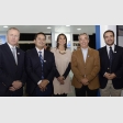 Javier Prussing, Francisco Aros, Loreto Sáez, Andrés Arriagada y Rodrigo López