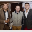 Barry Cruces, Cristóbal Gajardo y Gino Mosso