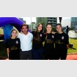 Macarena Masuelli, Javier Riveros, Yamila Inglese, Julieta González y Brenda González