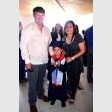 Arturo y Lucas Wibner; y Ximena Rojas