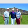 Ricardo Apey, Agneta Bergstrom y Francisco Fernández