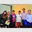 María Ignacia Guzmán, Mary Carmen Fernandez, Joaquín, Jorge y Felix Guzmán; y Francisco Diaz-Valdes