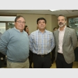 Pedro Mella, Pablo Arteaga y Piero Bacigalupo
