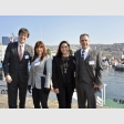 Philipp Von Meyure, Brenda Badilla, Tatiana Roman y Fabricio Siclari