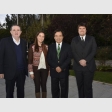 Ignacio Beláustegui, Alison Wiegand, Jaime Perry y José Luis Aravena