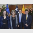 Javiera del Solar; Virginia Reginato, alcaldesa de Viña del Mar; Fidel Espinoza, presidente de la Cámara de Diputados y Marcos Barraza, Ministro de Desarrollo Social