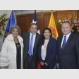 Virginia Reginato, alcaldesa de Viña del Mar; Fidel Espinoza, presidente de la Cámara de Diputados; PDI
