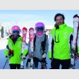 Dominga Necochea,Elisa Necochea y Agustin Rivera