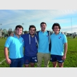 Renato Airola, Agustín Salgado, Matías Neuweiler y Sebastián Novoa 