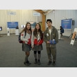 Valeria Díaz, Fernanda Flores y Lucas Cartes