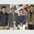 Héctor Araneda, Rodrigo Viveros, Constanza León y Mauricio Leiva