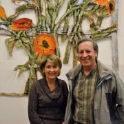 Exposición "Flores de Invierno" del artista Felipe Cusicanqui, Universidad de Talca