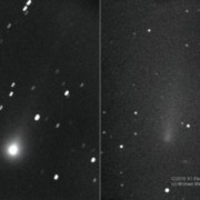 El liliputiense y curioso cometa "Elenin"