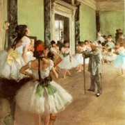 Edgar Degas, clase de danza