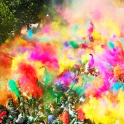 Corrida The Color Run de HP en Sporting Viña del Mar
