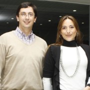 Rosario Norambuena y Agustina Haas