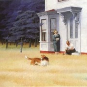 Cape Cod al atardecer de Edward Hopper