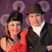 Fiesta retro años veinte, cumpleaños Carolina Díaz Alday