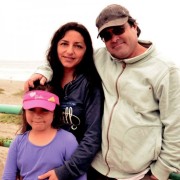 Disfrutando en familia en la Avenida del Mar, La Serena