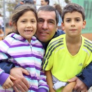 Campeonato de tenis infantil en Estadio Español, Talca
