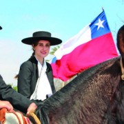 Club de Rodeo San Bartolomé en desfile aniversario de La Serena