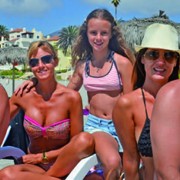 Playa, sol y entretención en Las Tacas, Coquimbo