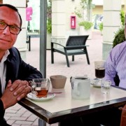 Disfrutando un café otoñal en La Serena