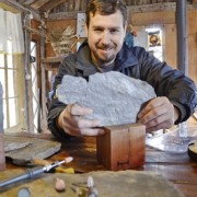 Artesanía en piedra laja