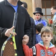 Circus Tennis con Fernando González en La Hacienda de Chicureo