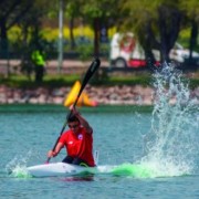 Canotaje en Laguna de Piedra Roja, Chicureo
