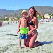 Playa, sol y entretención en Las Tacas, Coquimbo