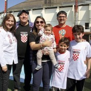 Colonia Croata festejan la final del mundial de fútbol