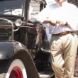 Exposición Club de Automóviles Antiguos de Chile en el marco de su aniversario Plaza Sotomayor, Valparaíso