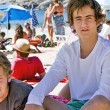 Primer día 2015 en playa Zapallar