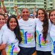 Entusiasmo y diversión en The Color Run, Avenida del Mar, La Serena