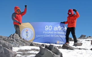 Cumbre en el Aconcagua