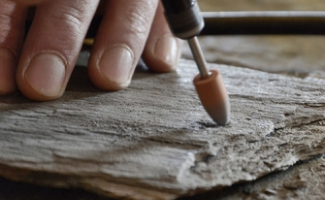 Artesanía en piedra laja